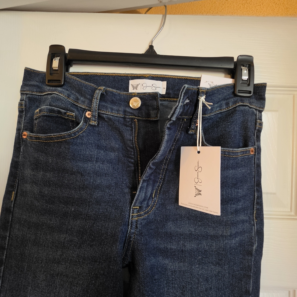 Jessica Simpson Indigo High-Rise Slim Stretch Jeans